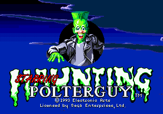 Haunting Starring Polterguy (USA, Europe) Title Screen